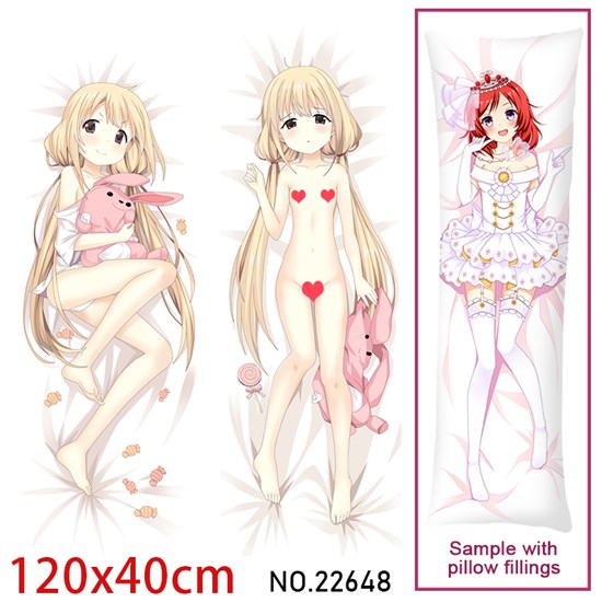Anime Girl Futaba Anzu Dakimakura Hugging Body Pillow Case Cover