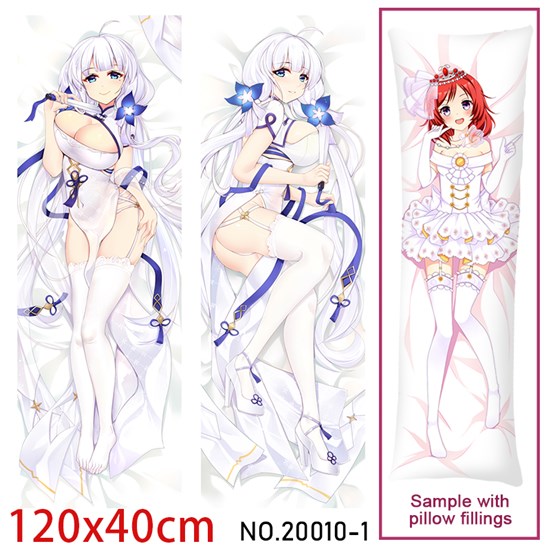 Anime Girl HMS Illustrious Dakimakura Hugging Body Pillow Case Cover