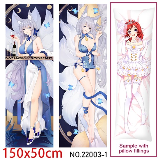 Anime Girl Shinano Dakimakura Hugging Body Pillow Case Cover
