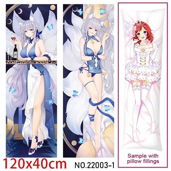 Anime Girl Shinano Dakimakura Hugging Body Pillow Case Cover