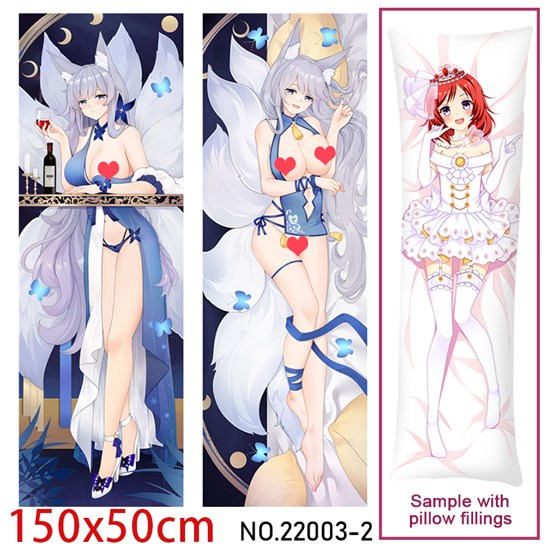 Anime Girl Shinano Dakimakura Hugging Body Pillow Case Cover