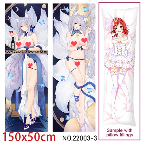 Anime Girl Shinano Dakimakura Hugging Body Pillow Case Cover