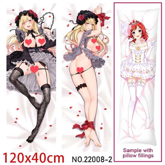 Anime Girl Kitagawa Marin Dakimakura Hugging Body Pillow Case Cover