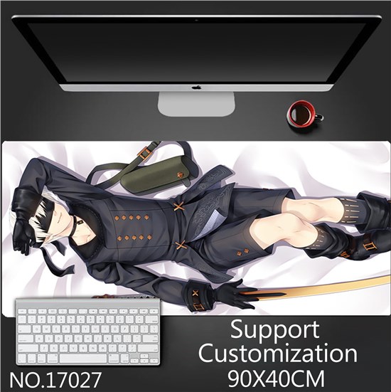 Anime 9S Extended Gaming Mouse Pad Large Keyboard Mouse Mat Desk Pad
