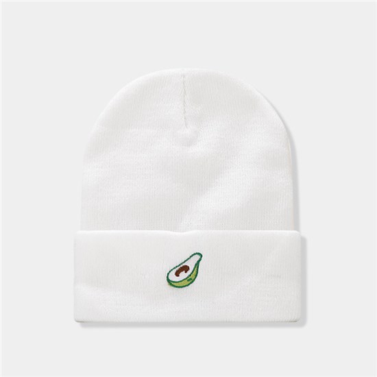 Avocado Winter White Knit Hat