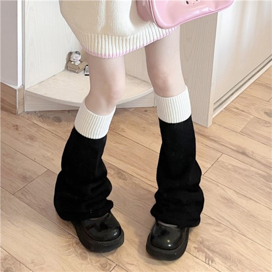 Girls Leg Warmer Socks Japanese Students Kawaii Lolita Socks Cosplay Cartoon Warm Thigh High Socks