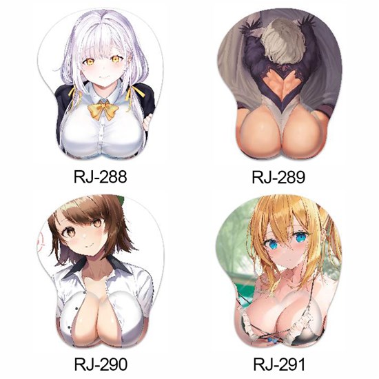 Anime Sexy Girl 2B 3D Mousepad Anime Mouse Pad with Wrist Rest