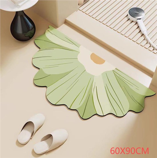 Diatom mud Bath Mat Bathroom Rugs Non Slip Bath Rugs Quick Dry Absorbent Bath Mats for Bathroom Floor