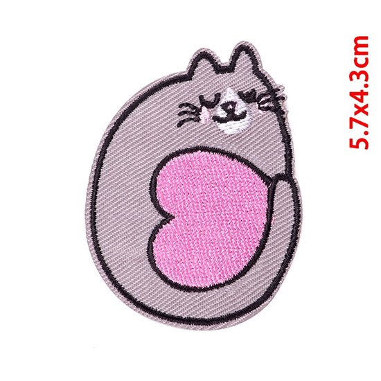 Funny Cat Embroidered Badge Patch