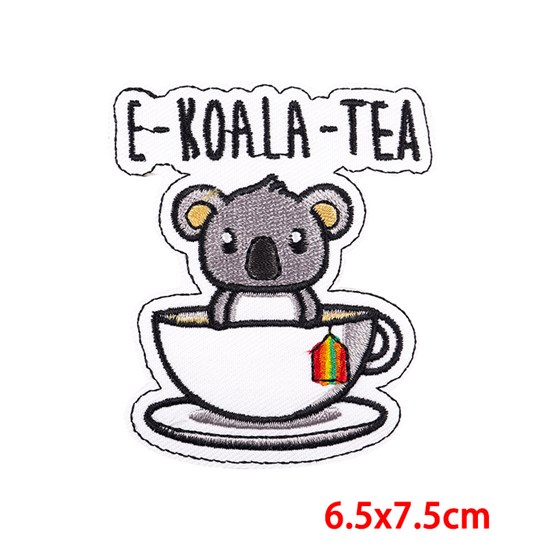 Funny Cute Koala Embroidered Badge Patch