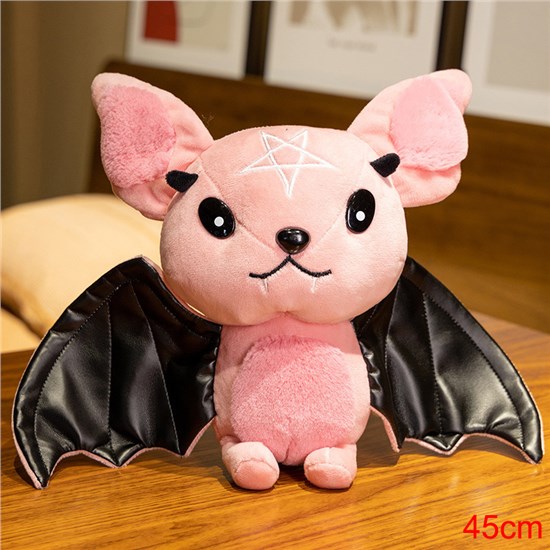 Cute Pink Bat Stuffed Animal Plush Toy Lovely Cartoon Soft Plush Doll