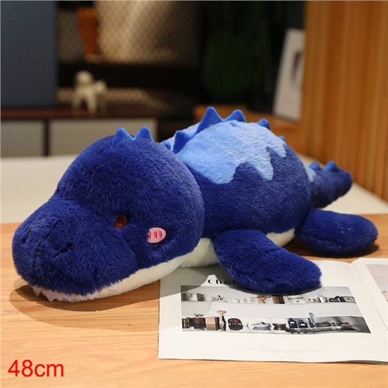 Cute Blue Dinosaur Stuffed Soft Plush Doll Animal Toy