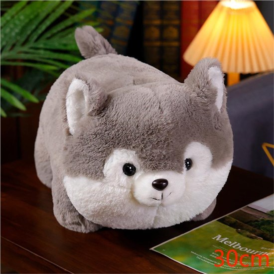 Cute Husky Stuffed Animal Plush Toy Lovely Cartoon Soft Plush Doll