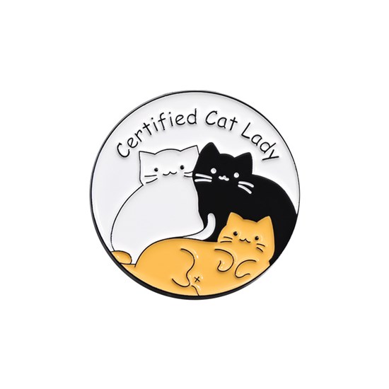 Cute Cats Enamel Pin Brooch Badge