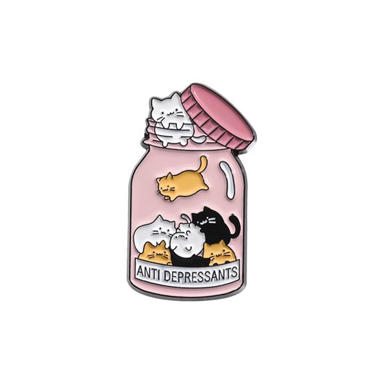 Cute Cats Enamel Pin Brooch Badge