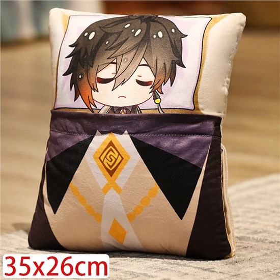 Anime Zhongli Plush Pillow Soft Plush Toy Cushion Pillow