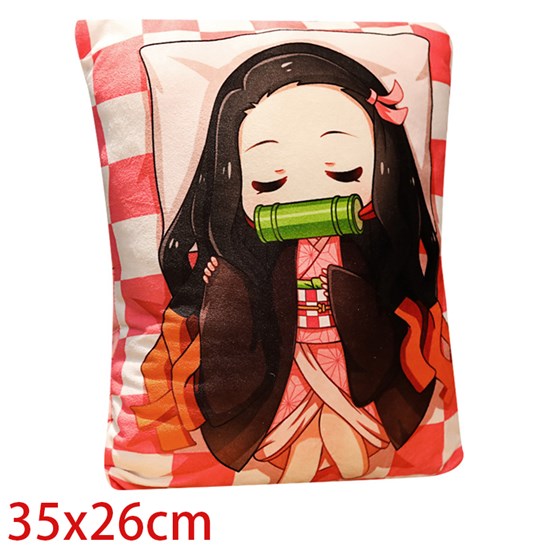 Anime Kamado Nezuko Plush Pillow Soft Plush Toy Cushion Pillow