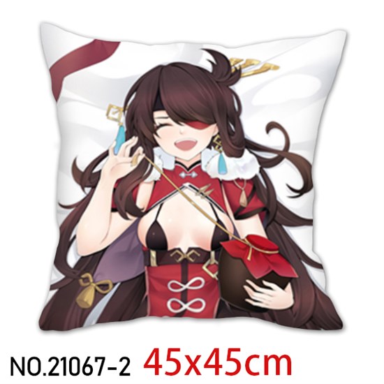 Japan Anime Girl Beidou Pillowcase Cushion Cover