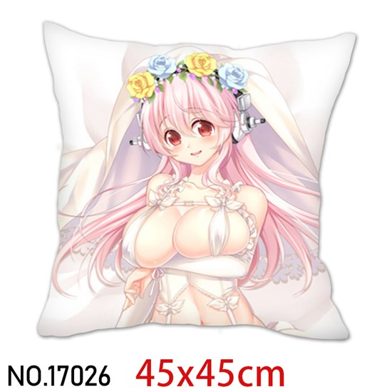 Japan Anime Girl Super Sonico Pillowcase Cushion Cover