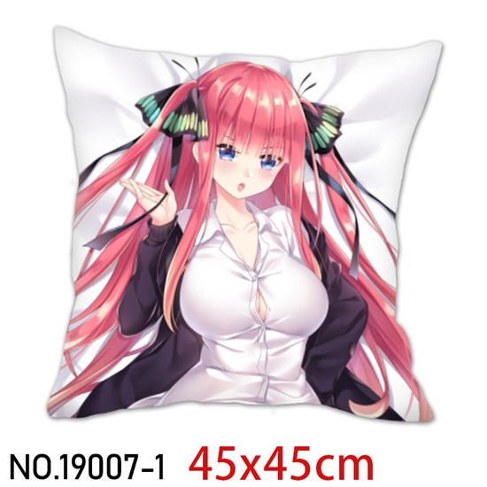 Japan Anime Girl Nakano Nino Pillowcase Cushion Cover