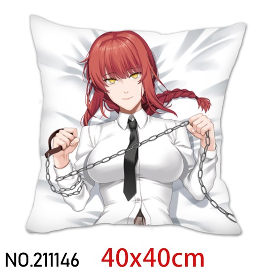 Japan Anime Girl Makima Pillowcase Cushion Cover