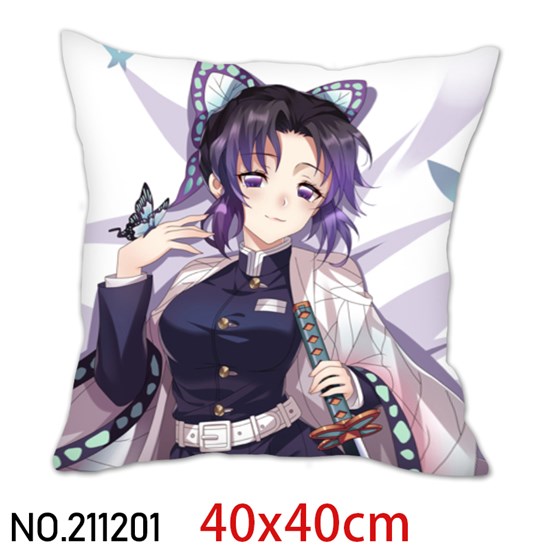 Japan Anime Girl Kochou Shinobu Pillowcase Cushion Cover