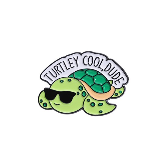 Cute Cartoon Turtle Enamel Pin Brooch Badge