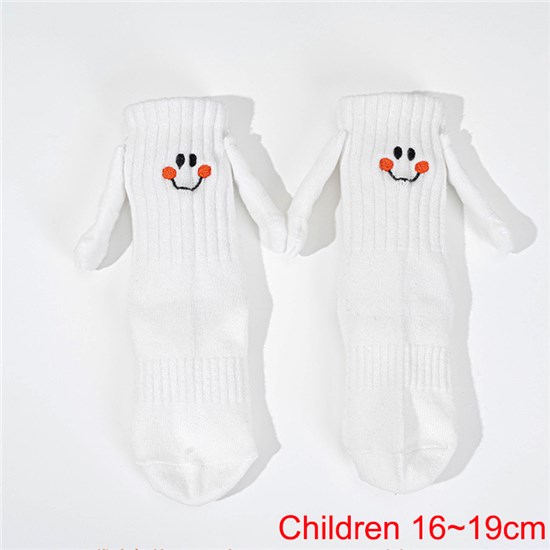 Children Hand in Hand Socks Holding Hands Socks Couple Magnetic Hand Socks Mid Tube Sock Funny Gifts Socks