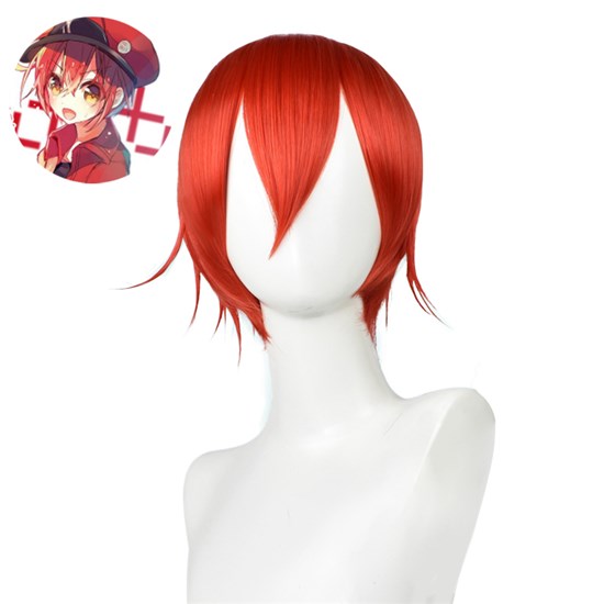 Japan Anime Girl Red Blood Cell Wig Cosplay