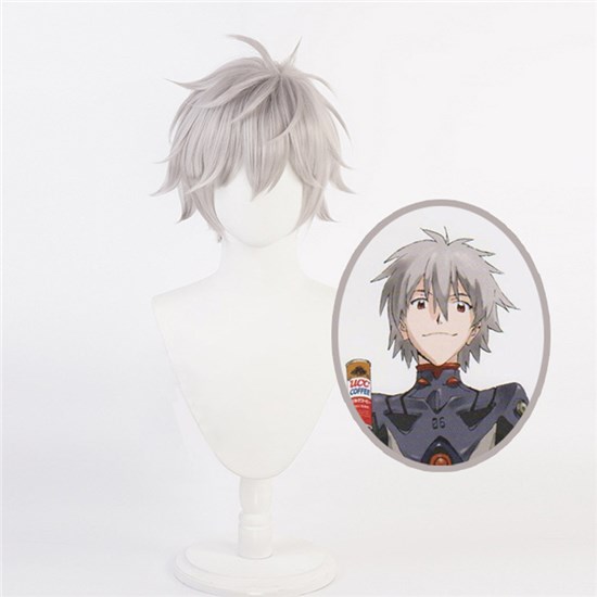 Japan Anime Kaworu Nagisa Wig Cosplay