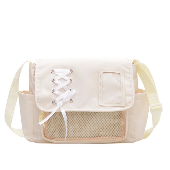 Lolita White Itabag Uniform Bag Nylon Shoulder Bag