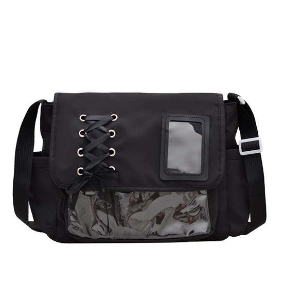 Lolita Black Itabag Uniform Bag PU Shoulder Bag