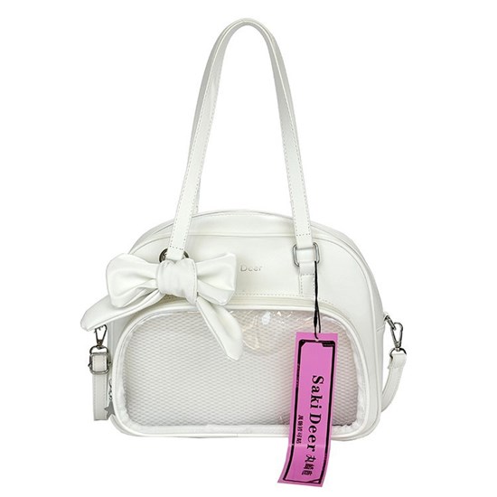 Lolita White Bow Itabag Uniform Bag PU Shoulder Bag