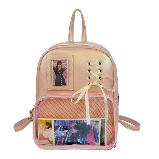 Lolita Cute Pink Itabag Y2K Kawaii Backpack (Only Bag)