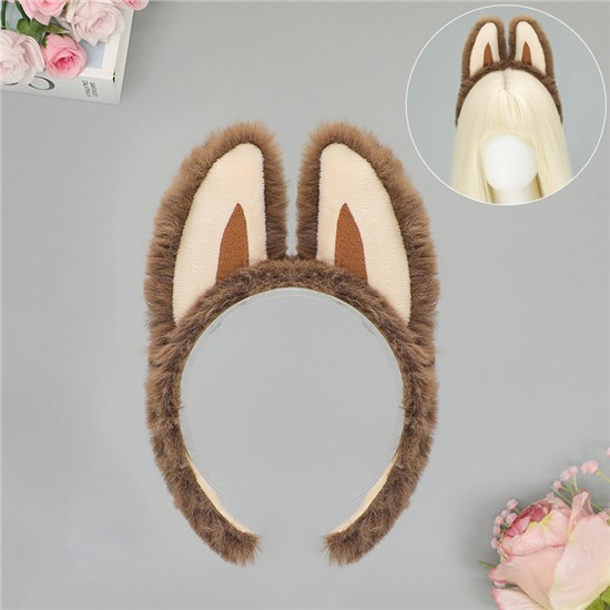 Cute Plush Animal Ears Hair Clip La bu bu Hair Hoop Animal Ears Headband Animation Cosplay