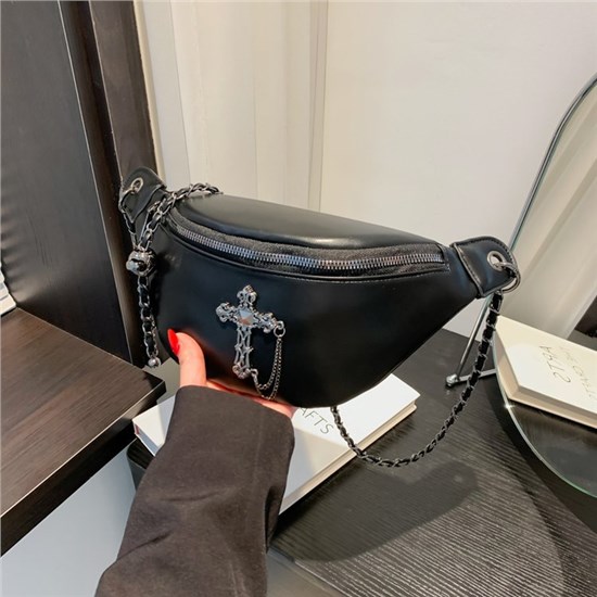 Punk Gothic style PU Shoulder Bag