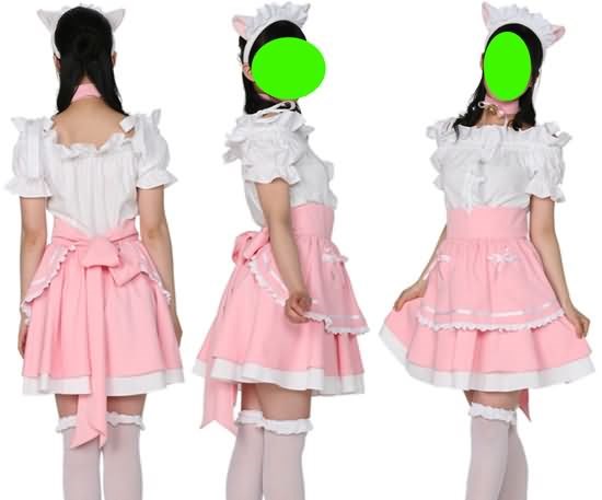 Lolita pink Costume Cosplay