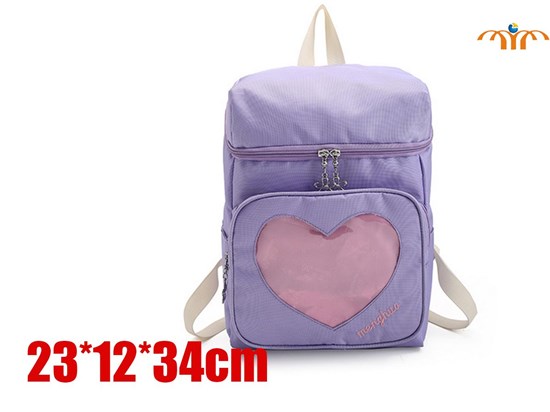 Anime Clear Heart-shaped Backpack Bag
