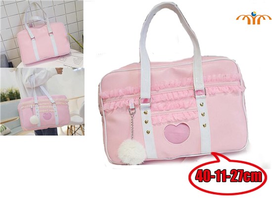Anime Baby Pink Uniform Shoulder Bag