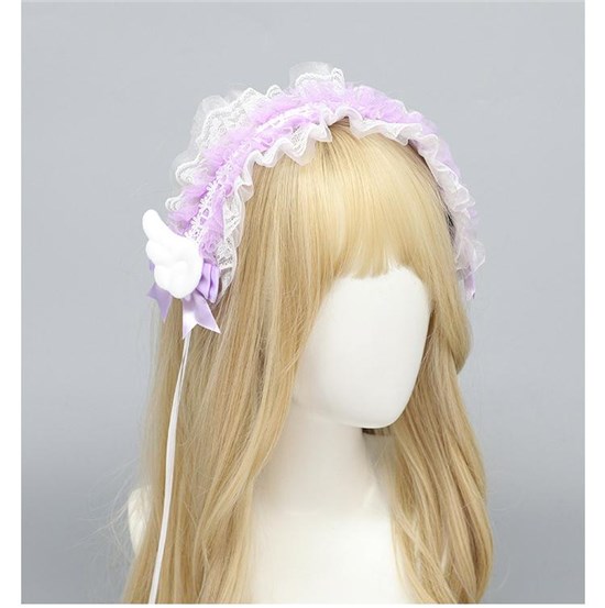 Cute Wing Hair Clip Hair Hoop Headband Lolita Cosplay Handmade Hair Accessory