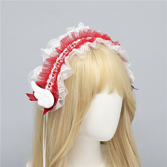 Cute Wing Hair Clip Hair Hoop Headband Lolita Cosplay Handmade Hair Accessory