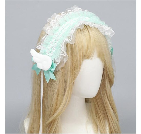 Cute Wing Hair Clip Hair Hoop Headband Lolita Cosplay Handmade Hair Accessory
