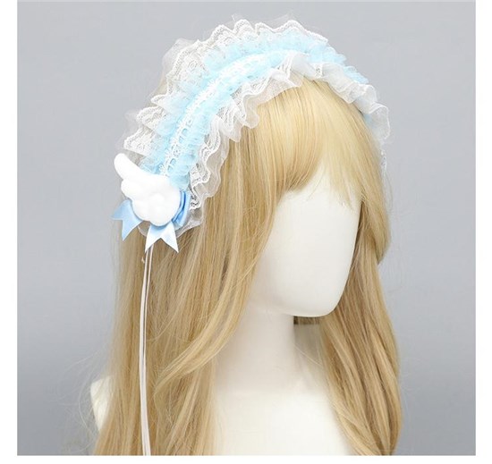 Cute Wing Hair Clip Hair Hoop Headband Lolita Cosplay Handmade Hair Accessory