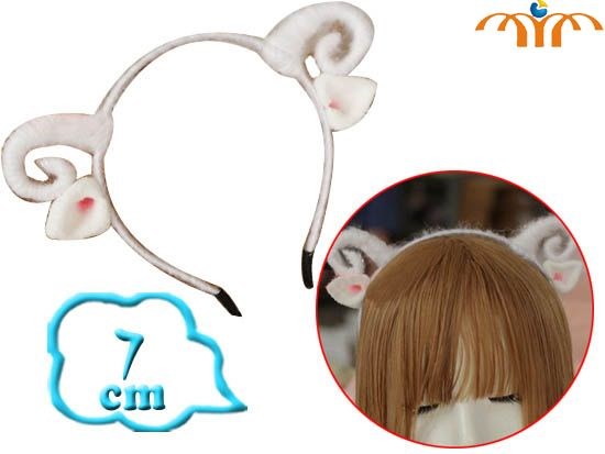 Lolita Ram's horn Cute Hair Hoop