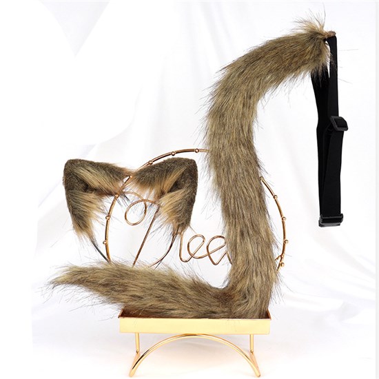 Cute Animal Ear Hair Clip Hair Hoop And Tail Set Lolita Cosplay