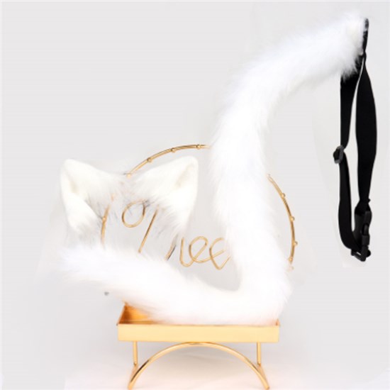 Cute Animal Ear Hair Clip Hair Hoop And Tail Set Lolita Cosplay