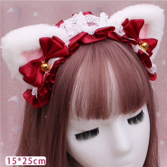 Cat Ear Hair Clip Hair Hoop Headband Lolita Cosplay