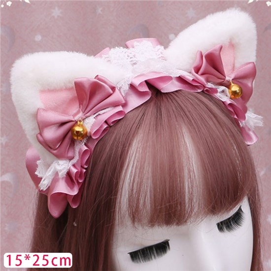 Cat Ear Hair Clip Hair Hoop Headband Lolita Cosplay