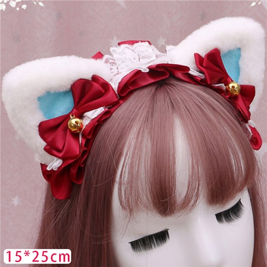 Cat Ear Hair Clip Hair Hoop Headband Lolita Cosplay