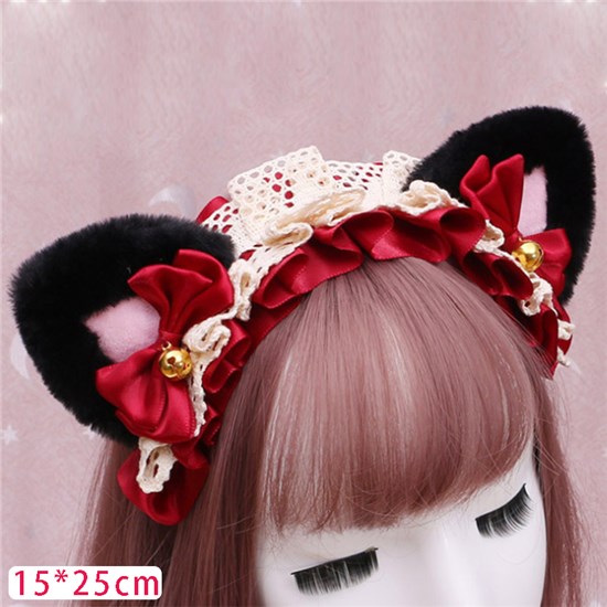Cat Ear Hair Clip Hair Hoop Headband Lolita Cosplay